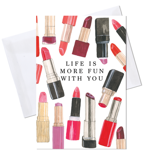Lipstick Everything Card