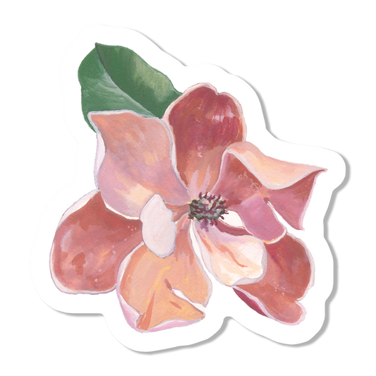 Magnolia Bloom Vinyl Sticker
