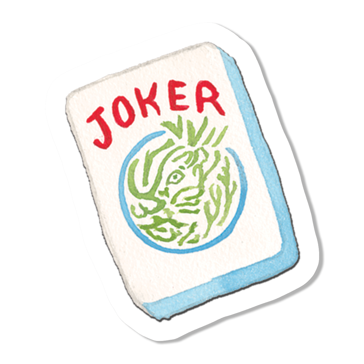 Mahjong Tile Vinyl Sticker