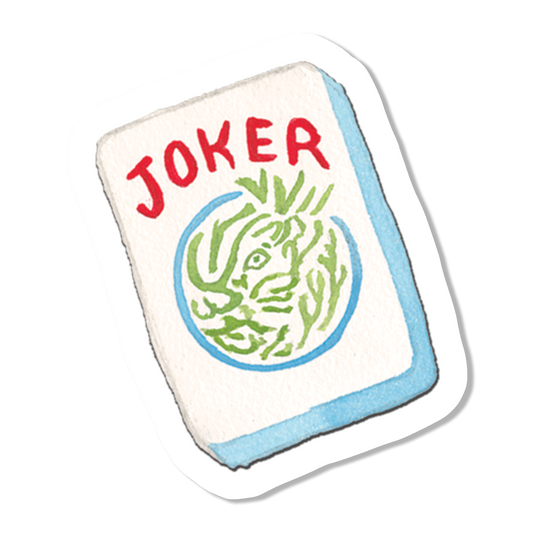 Mahjong Tile Vinyl Sticker