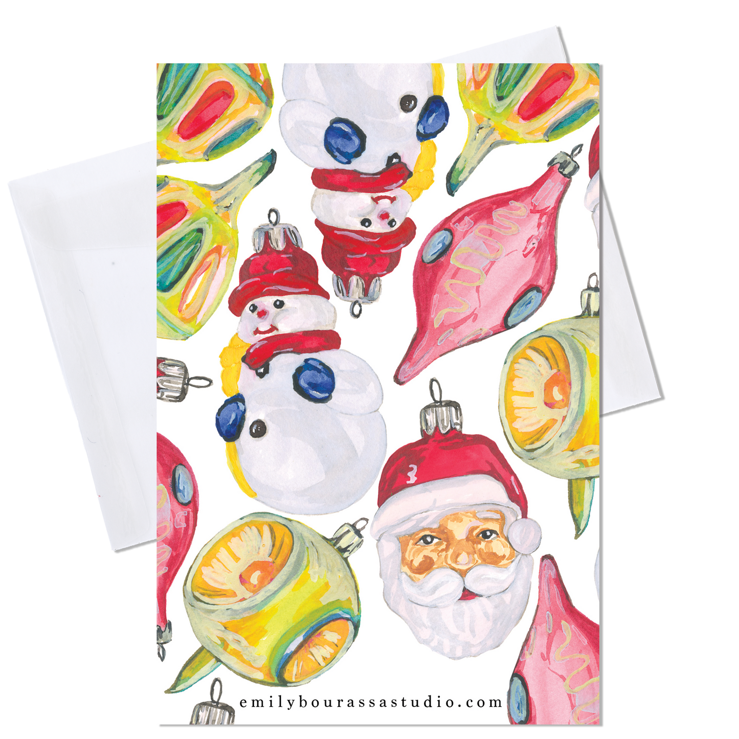 Ornaments Greeting Card