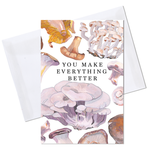 Culinary Mushrooms Card