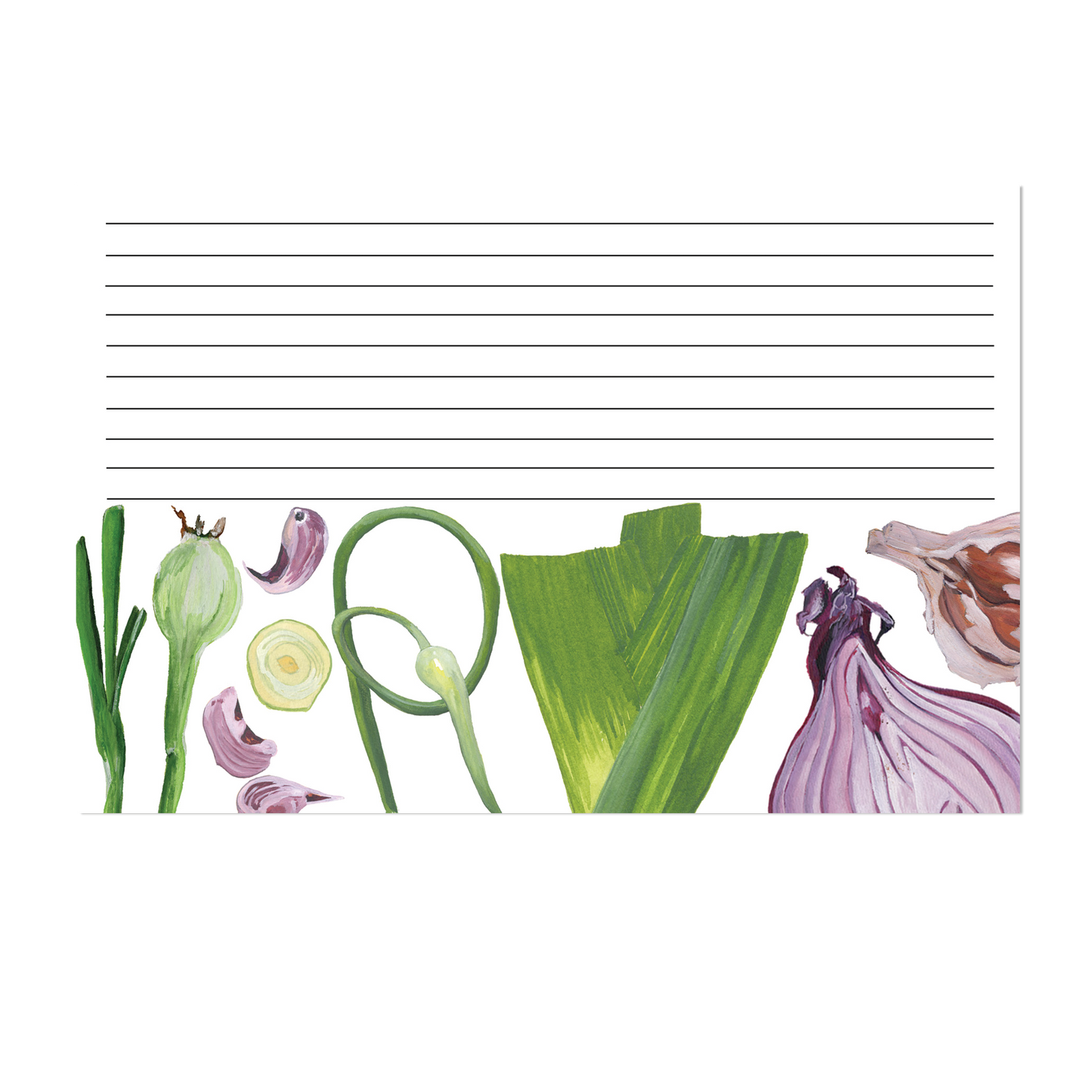 Onions & Garlic Recipe Card Set