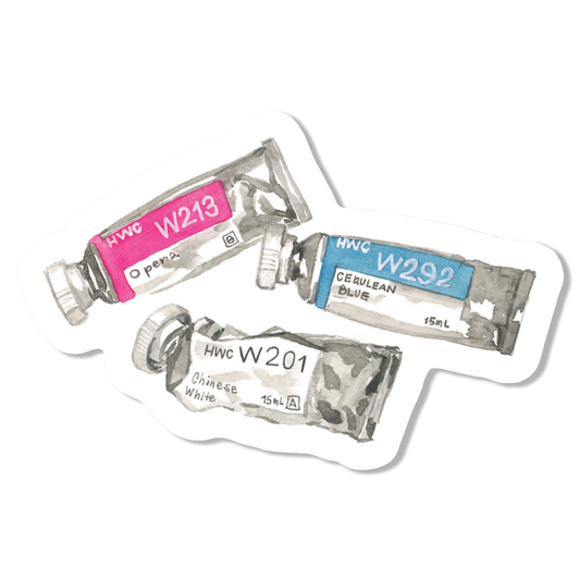 Paint Tubes Vinyl Sticker