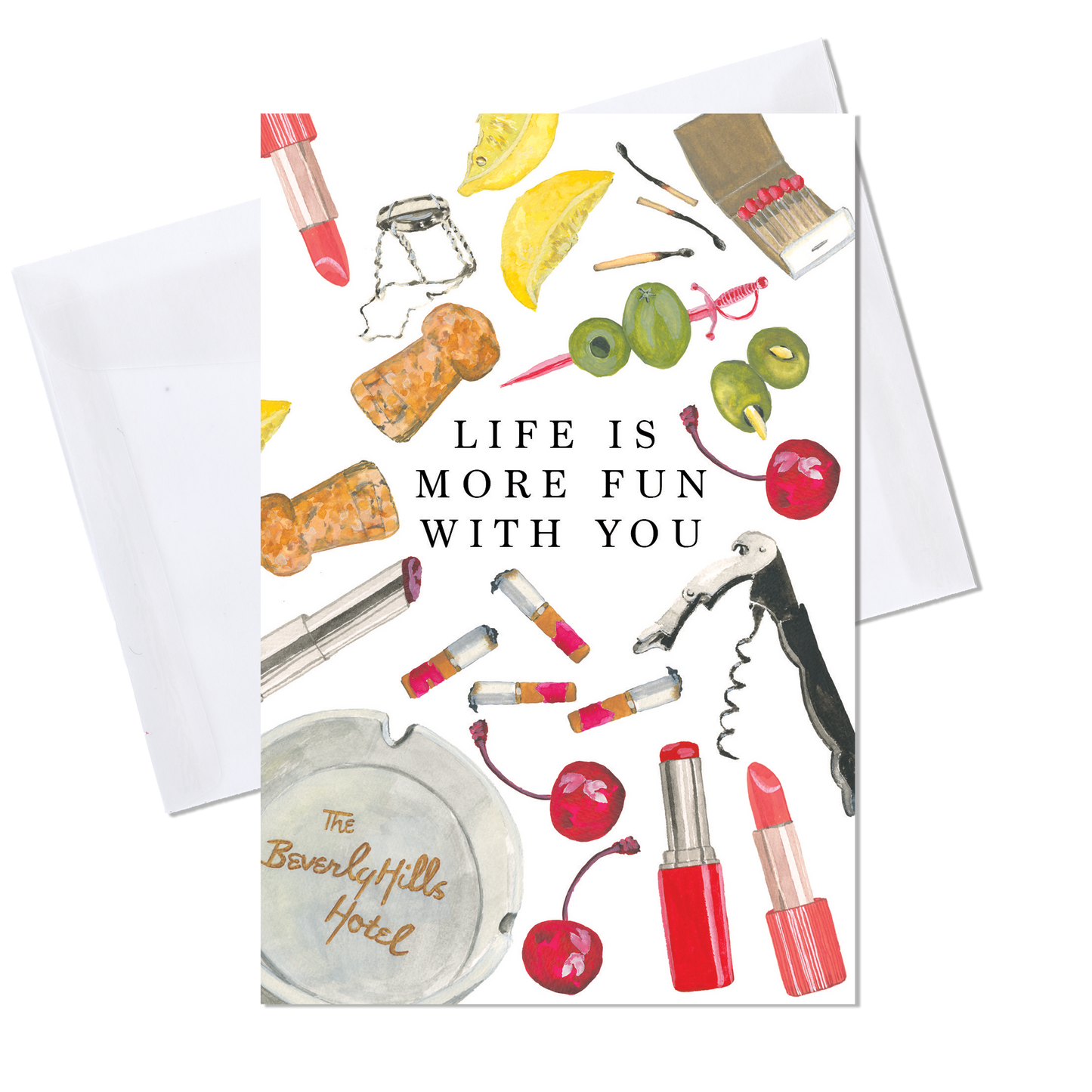 Retired Party Girl Card