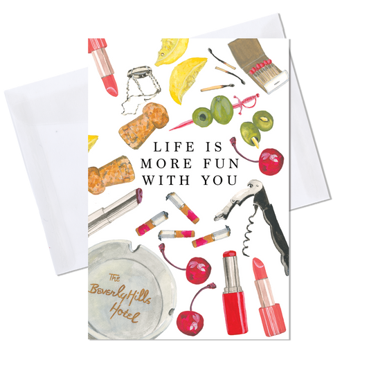 Retired Party Girl Card