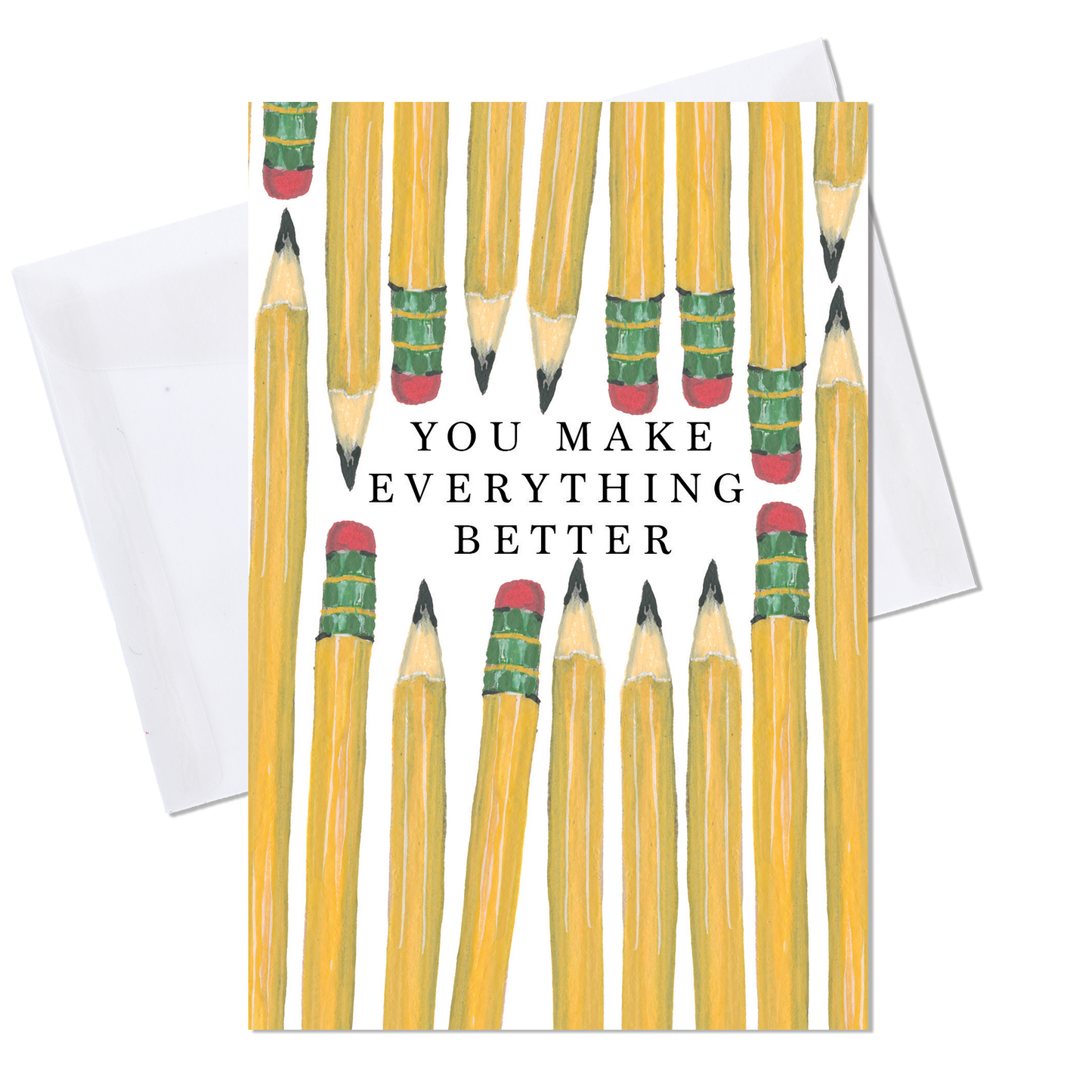 Pencils Everything Card