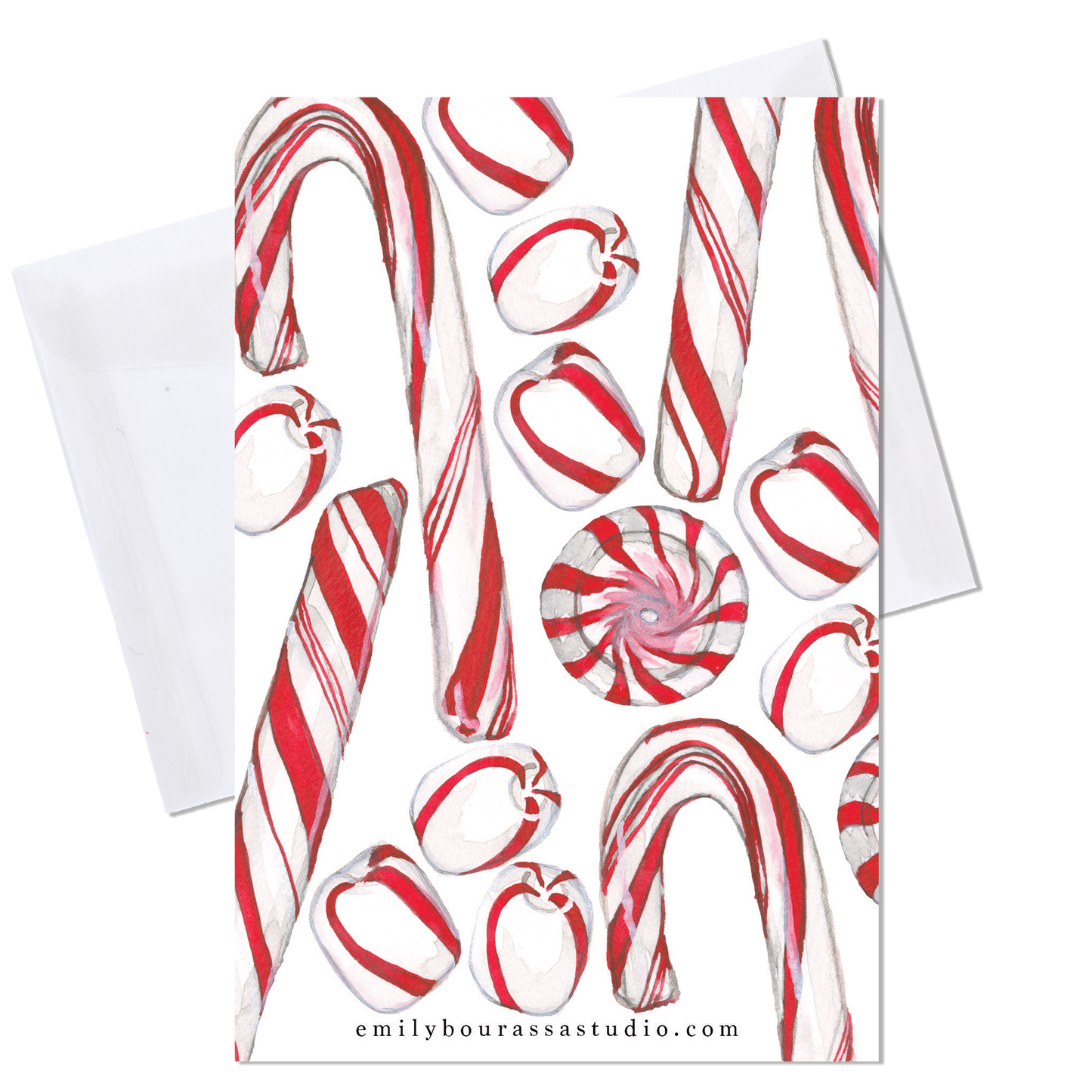 Peppermints Greeting Card