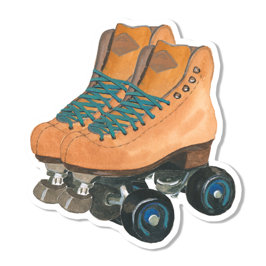 Rollerskates Vinyl Sticker