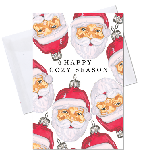 Santa Ornament Greeting Card