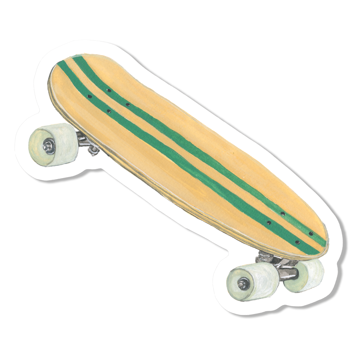 Skateboard Vinyl Sticker