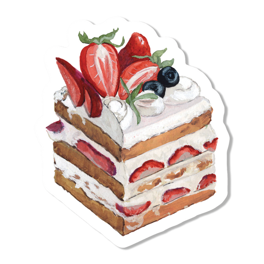 Berry Cake Vinyl Sticker