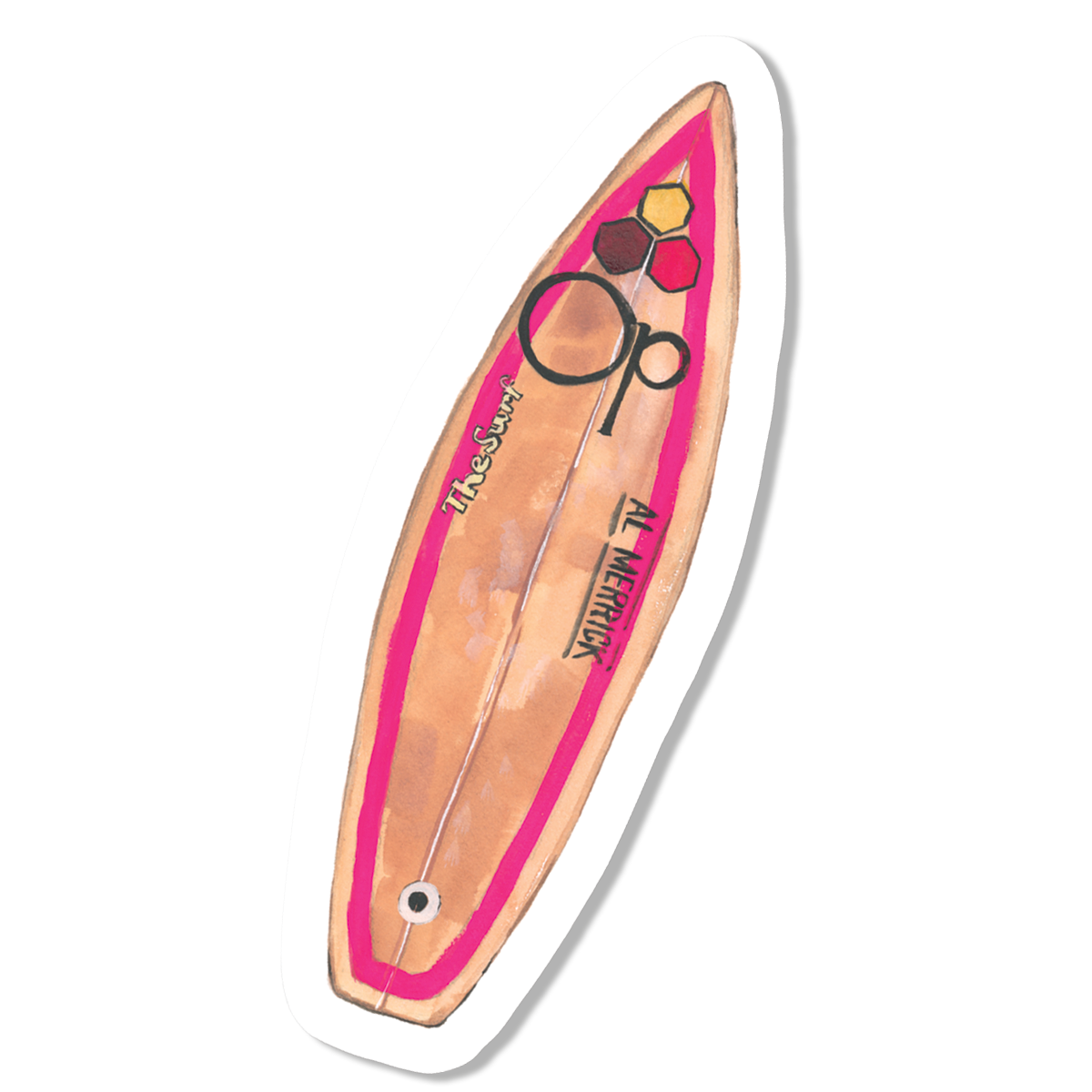 Surfboard Vinyl Sticker