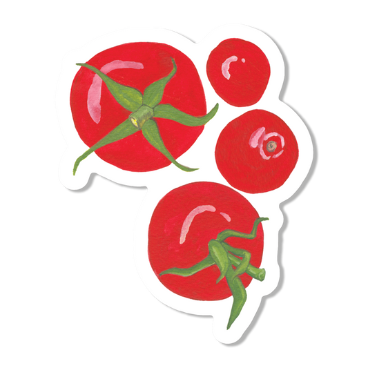 Red Tomatoes Vinyl Sticker